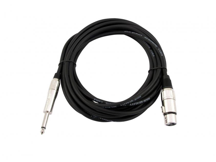 Mikrofonkabel XLR - 6,3mm Klinke 5m für Mixer, Mikrofone