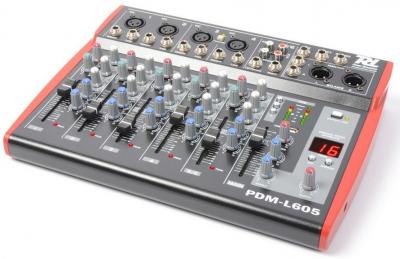 Power Dynamics PDM-L605 6-Kanal Mischpult mit MP3-Player ...